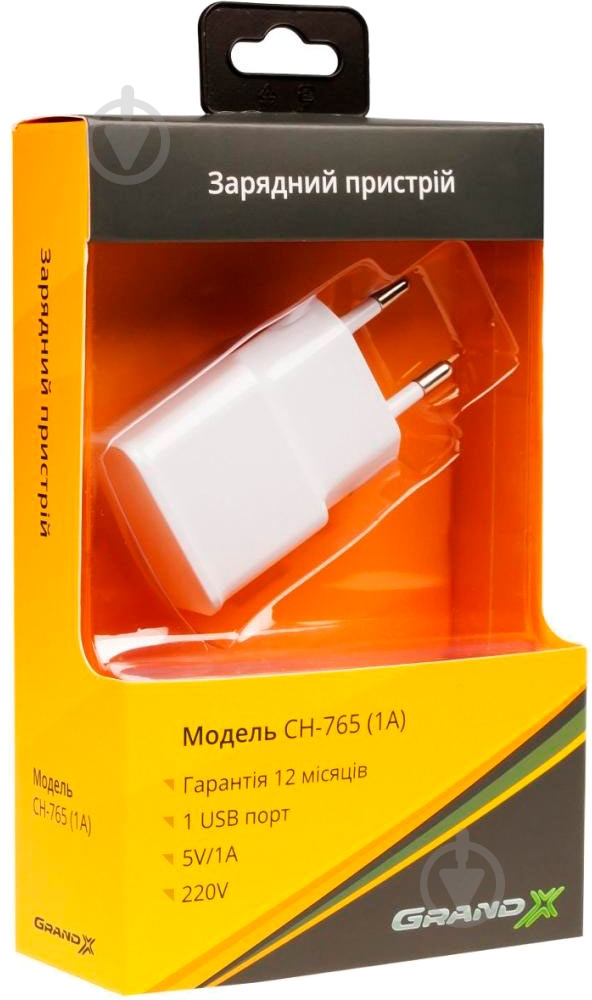 Зарядное устройство Grand-X CH-765UMW + cable USB - фото 5 Зарядное устройство Grand-X CH-765UMW + cable USB - фото 5