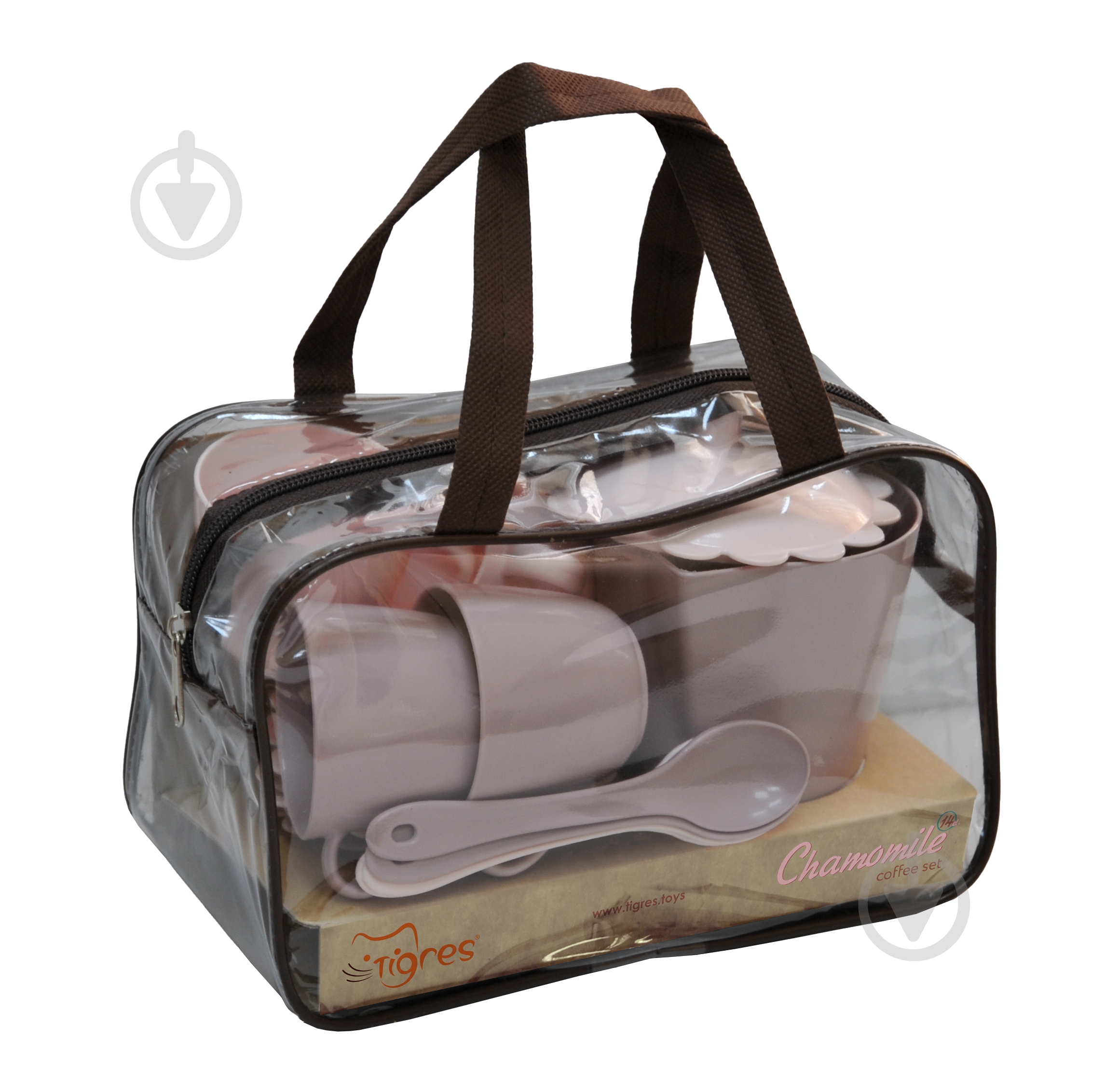 Набір дитячого посуду Tigres Ромашка пудра - фото 1 Набір дитячого посуду Tigres Ромашка пудра - фото 1