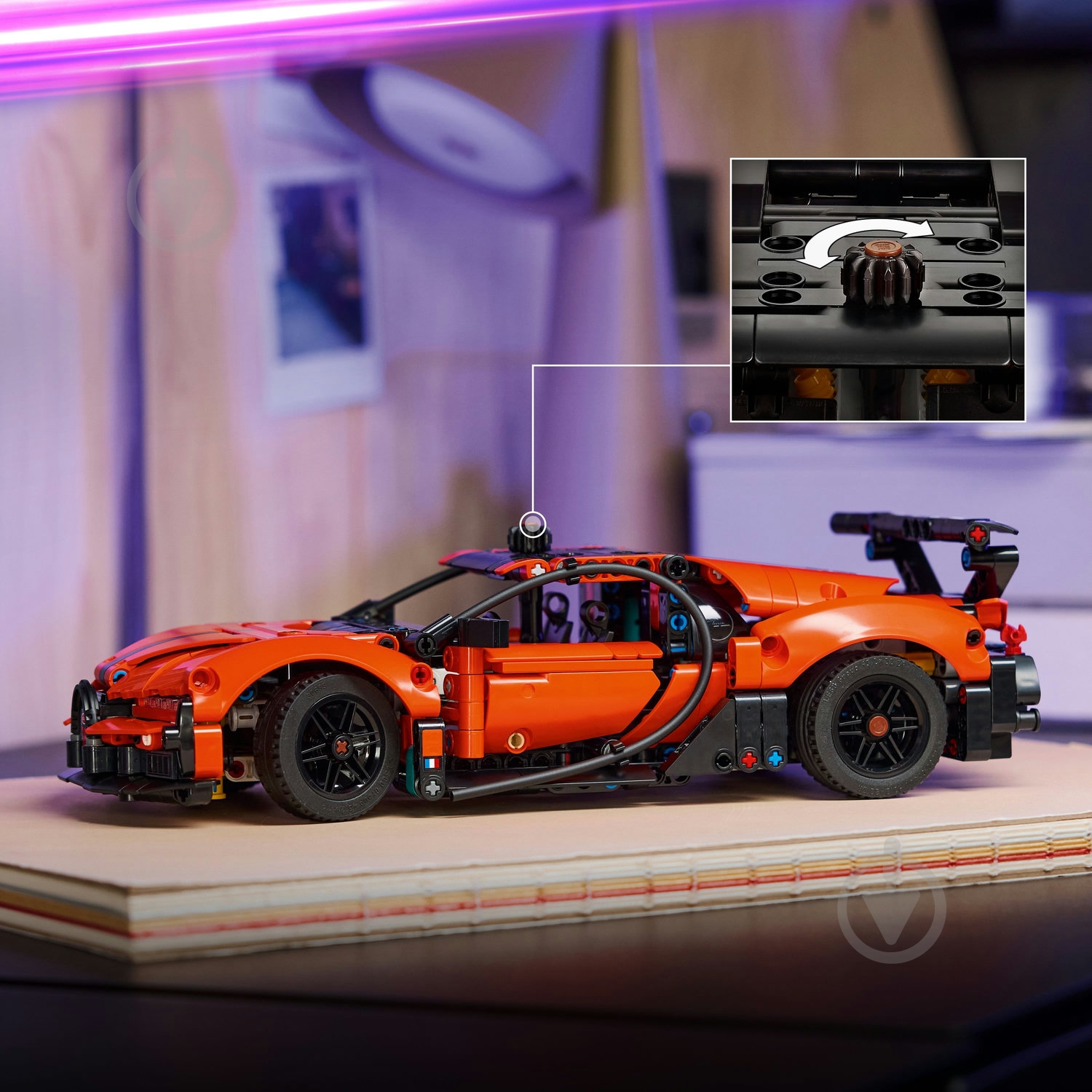 Конструктор LEGO Technic Гиперкар Bugatti Chiron Pur Sport 42222 - фото 7