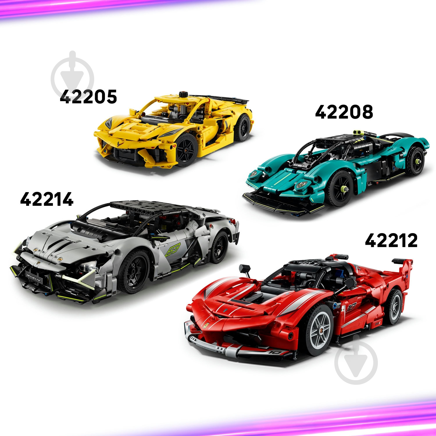 Конструктор LEGO Technic Гиперкар Bugatti Chiron Pur Sport 42222 - фото 9