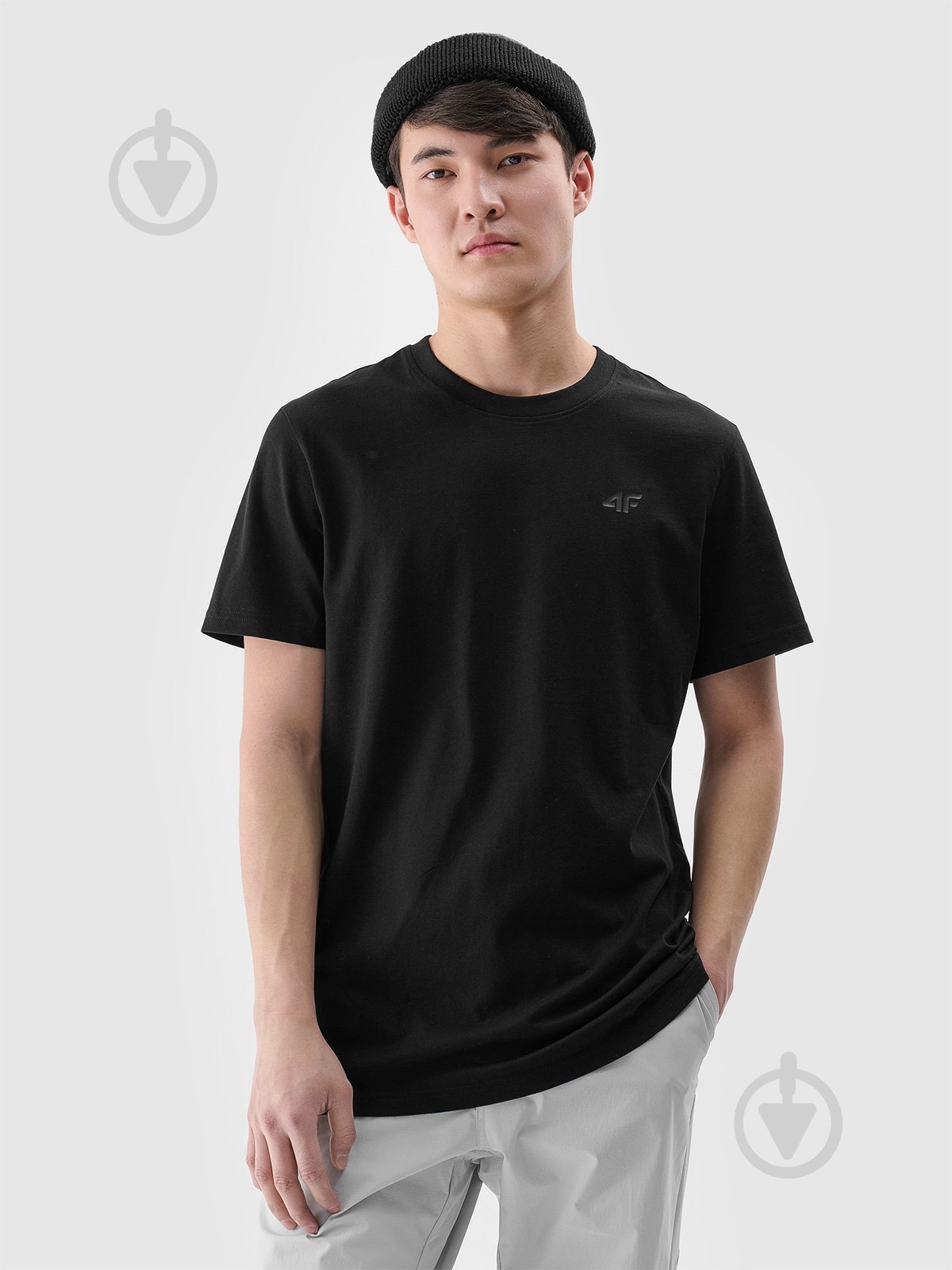 Футболка 4F TSHIRT M2256 4FWMM00TTSHM2256-20S р.S чорний - фото 1