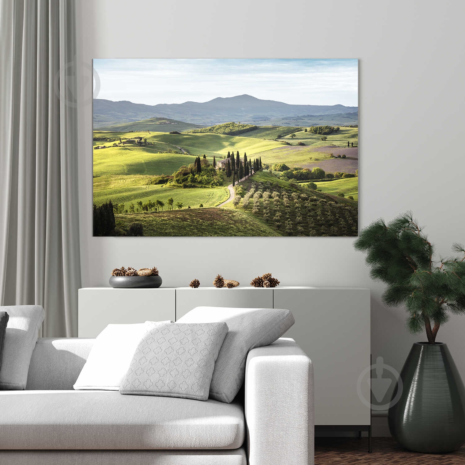 Картина на стекле Тоскания 120x80 см Styler GL-02003 - фото 2