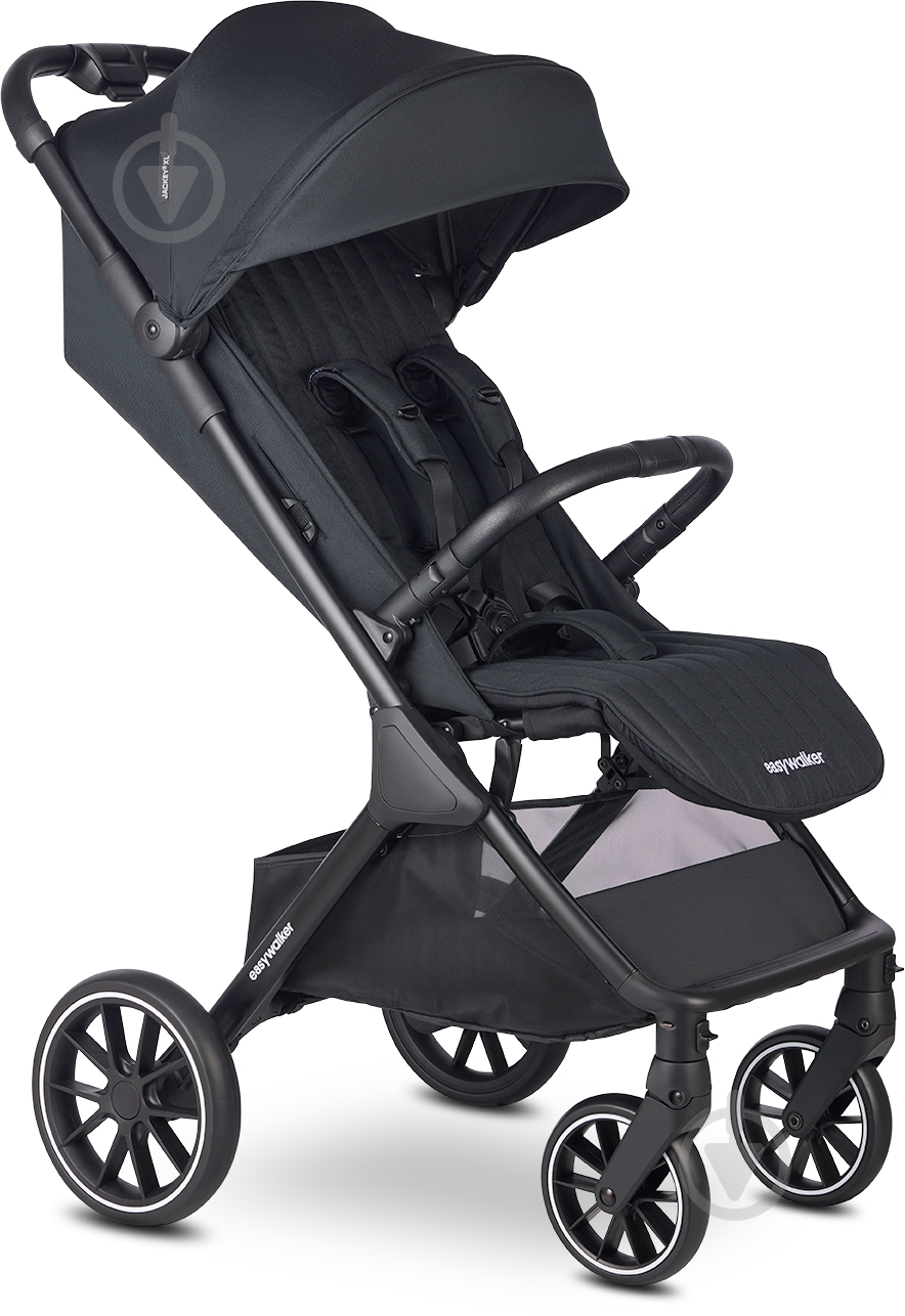 Коляска прогулочная Easywalker Jackey2 XL Midnight Black - фото 1