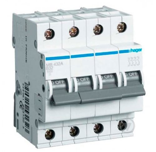 Автоматический выключатель Hager MC450A - фото 1