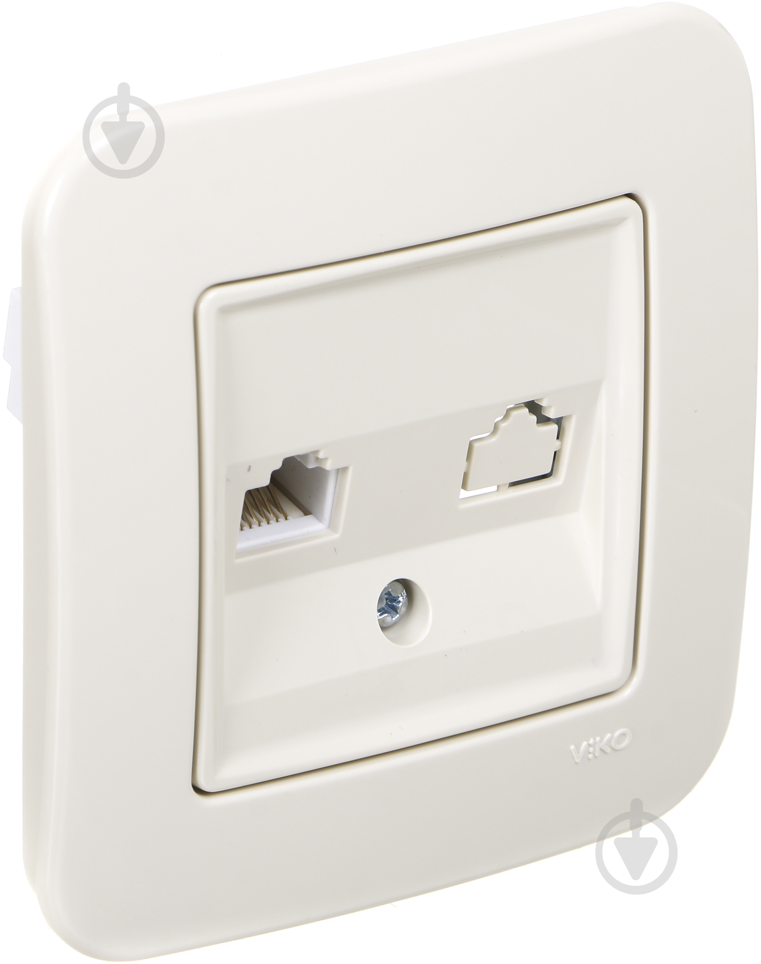 Розетка компьютерная Viko Rollina крем 90421032 - фото 2