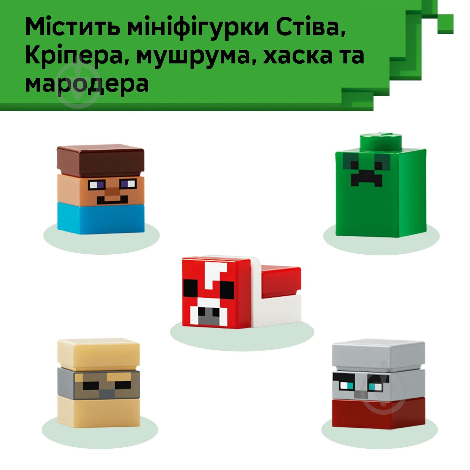 Конструктор LEGO Minecraft Минибиомы 21589 - фото 8