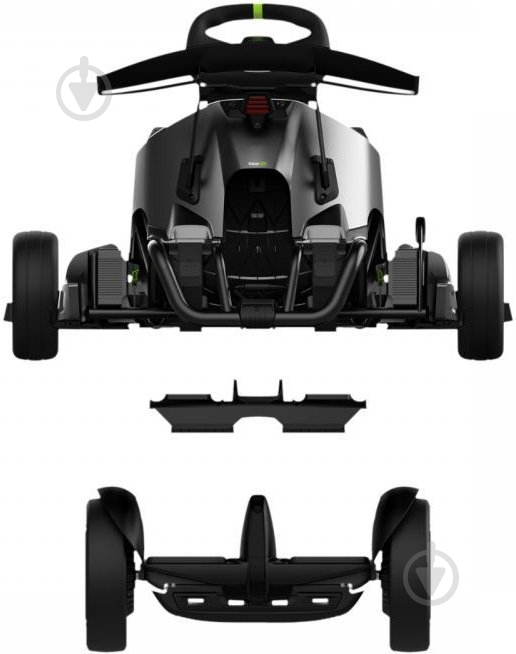 Електрокарт Segway-Ninebot GoKart PRO сіро-зелений (AA.04.01.02.0023) - фото 6