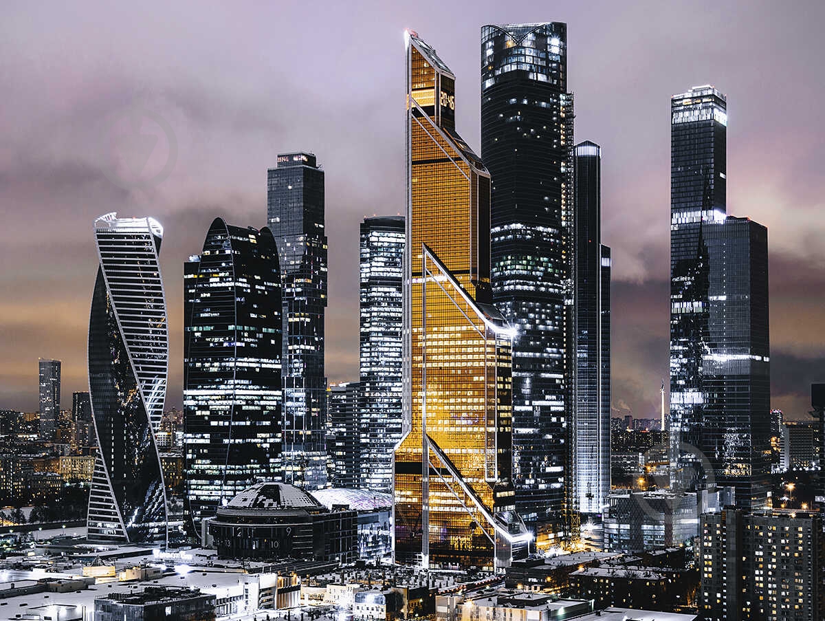Картина Небоскреб 113x85 см Styler CA-12200 - фото 1 Картина Небоскреб 113x85 см Styler CA-12200 - фото 1