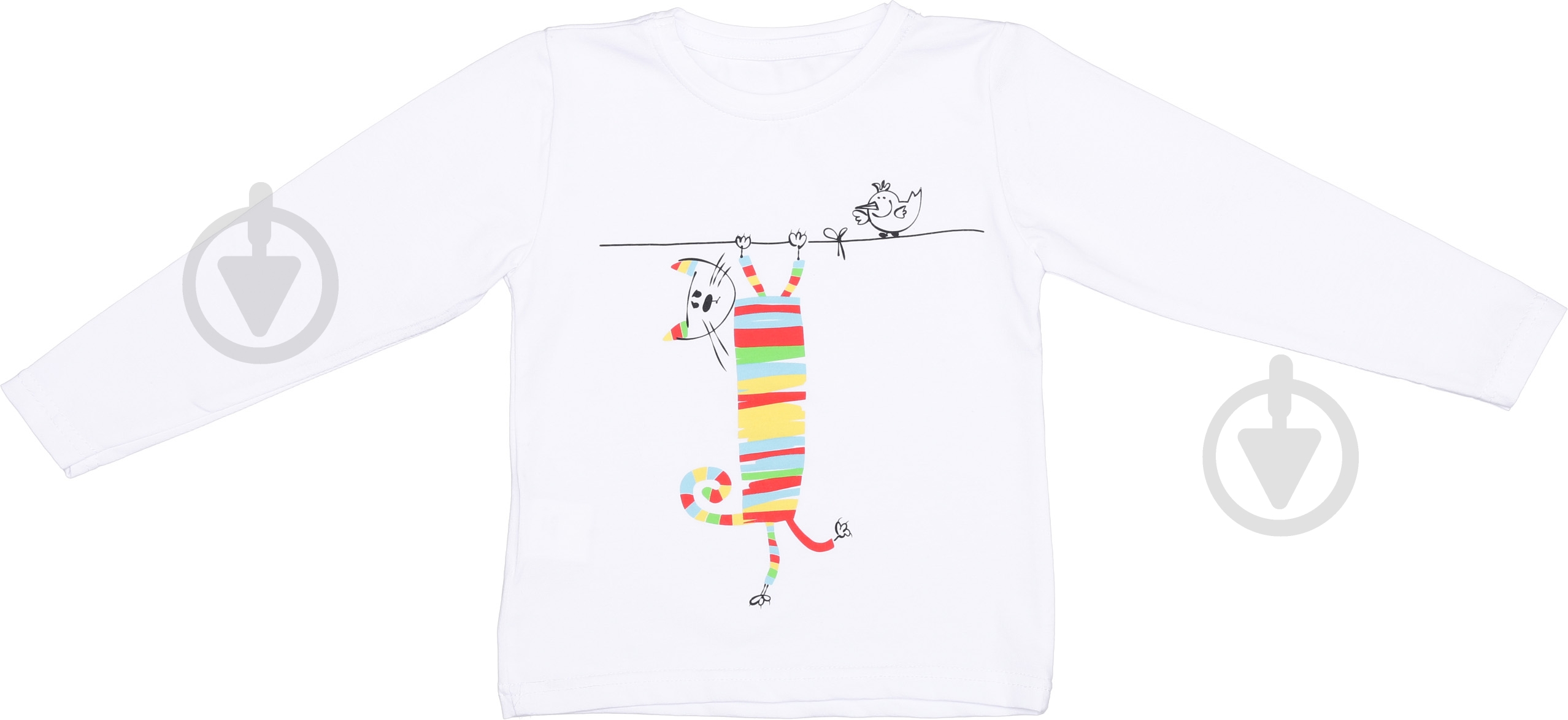 Реглан для девочки Luna Kids р.140 белый - фото 2