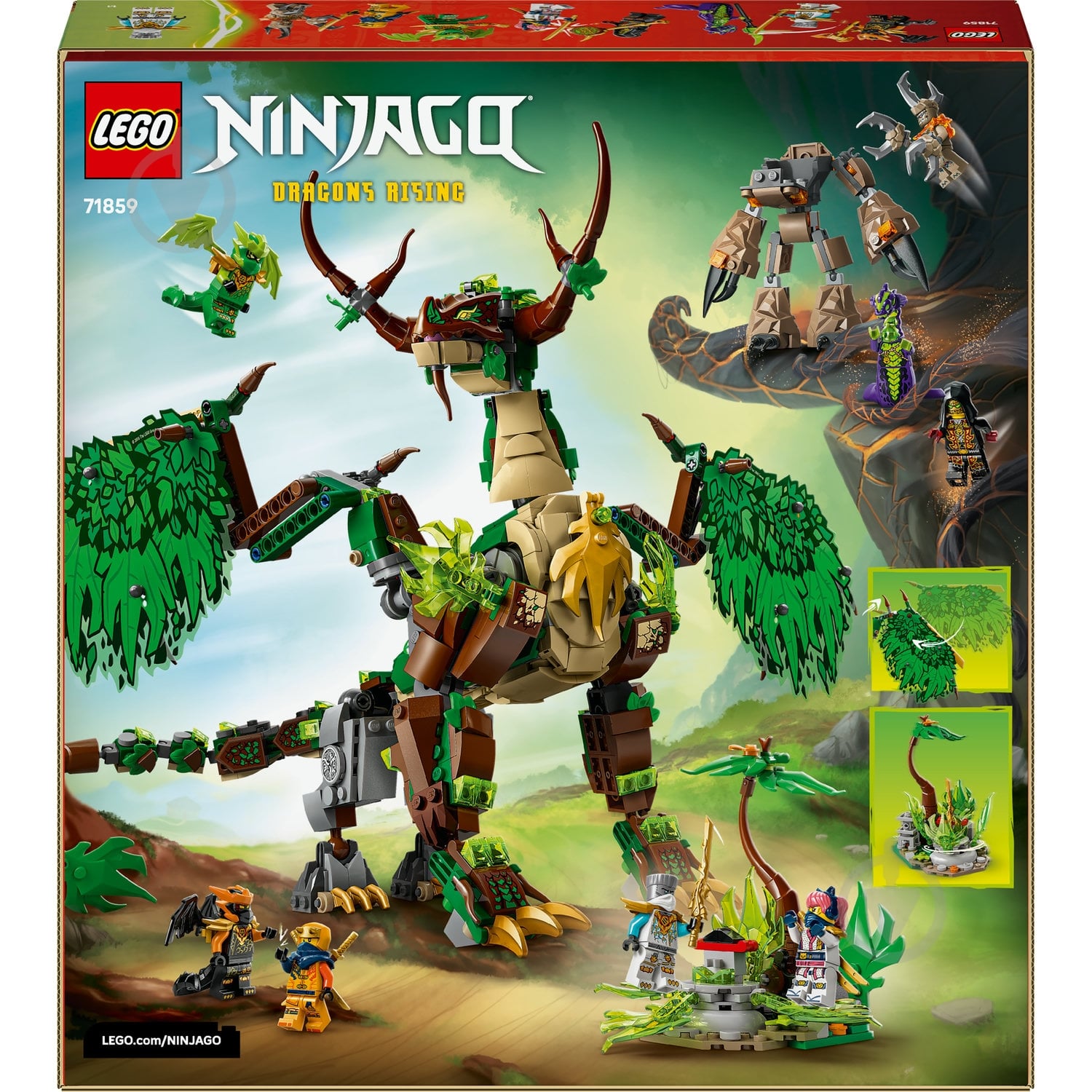 Конструктор LEGO NINJAGO Дракон життя 71859 - фото 2