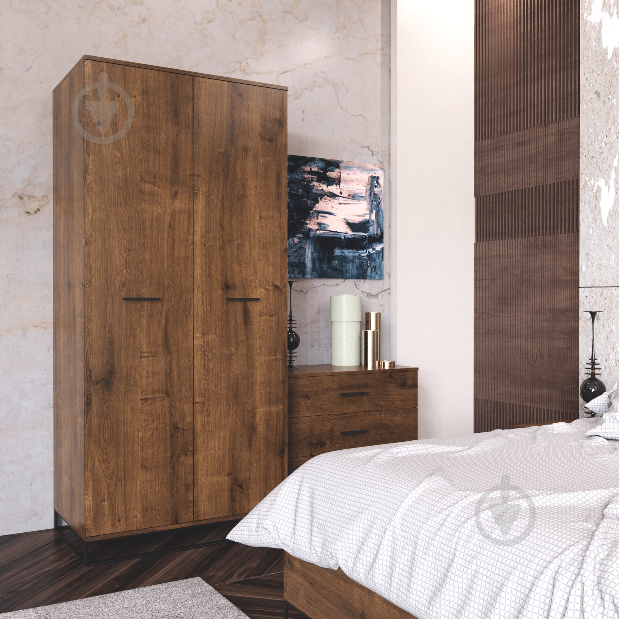 Шкаф Art in Head Ascet 2д дуб саттер - фото 2