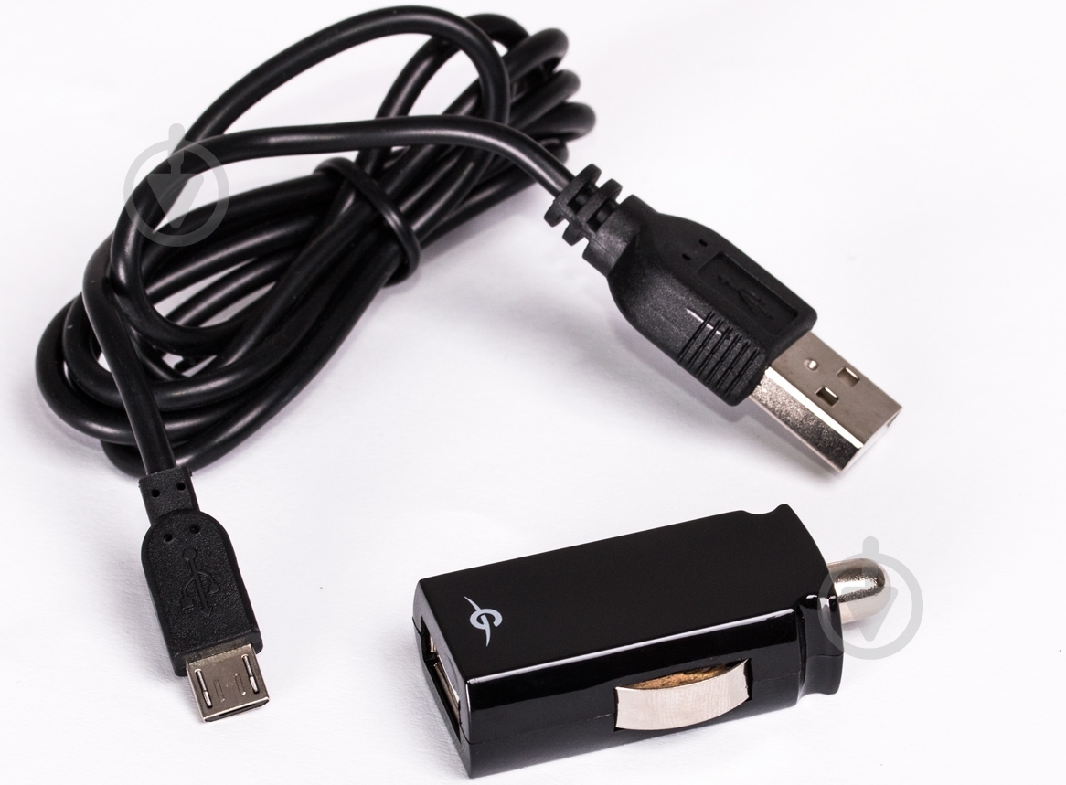 Зарядний пристрій у машину GLOBAL MSH-SC-031 (1USB2.1A) MICRO USB - фото 2