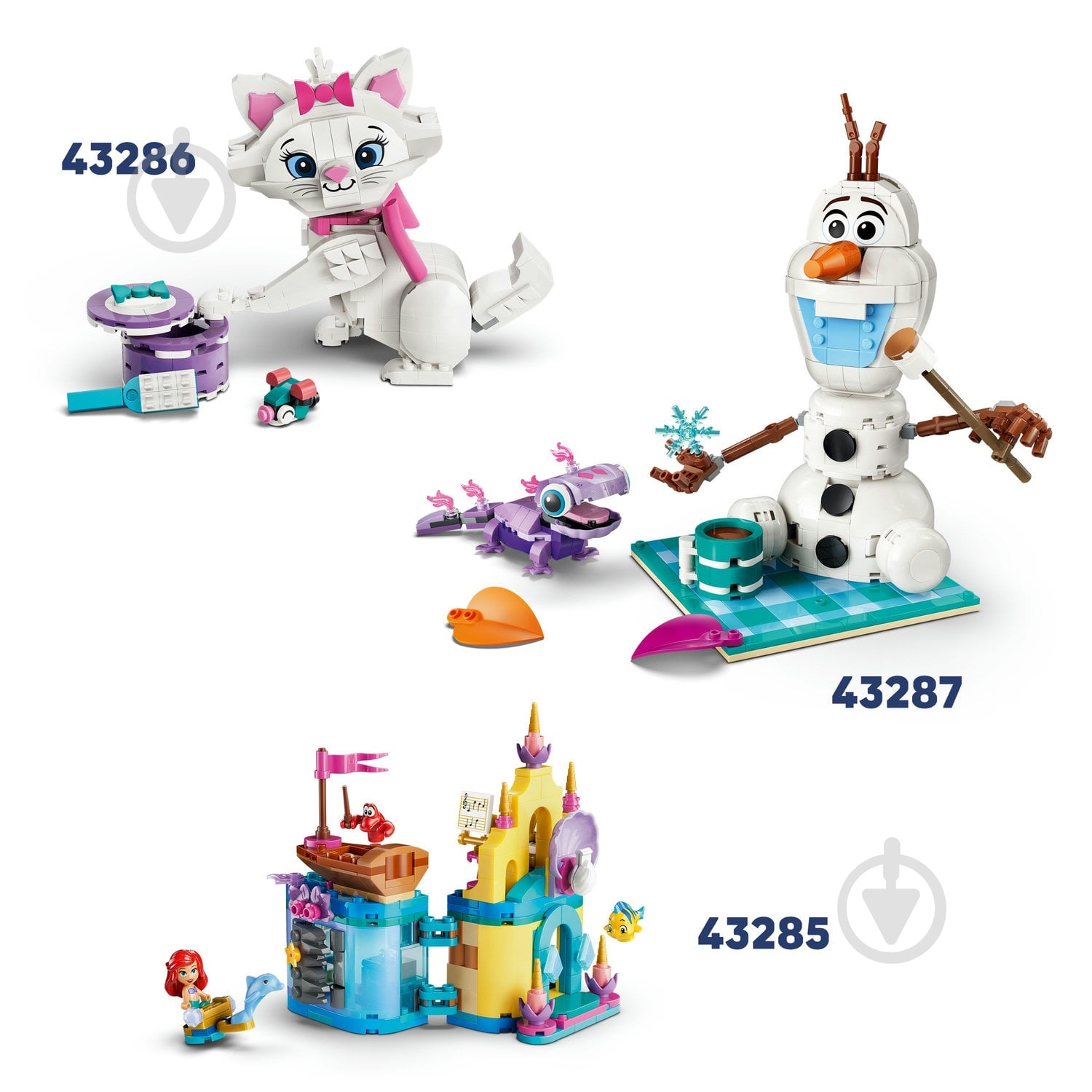 ᐉ Конструктор LEGO Disney Princess Ледяной дворец Эльзы и веселое