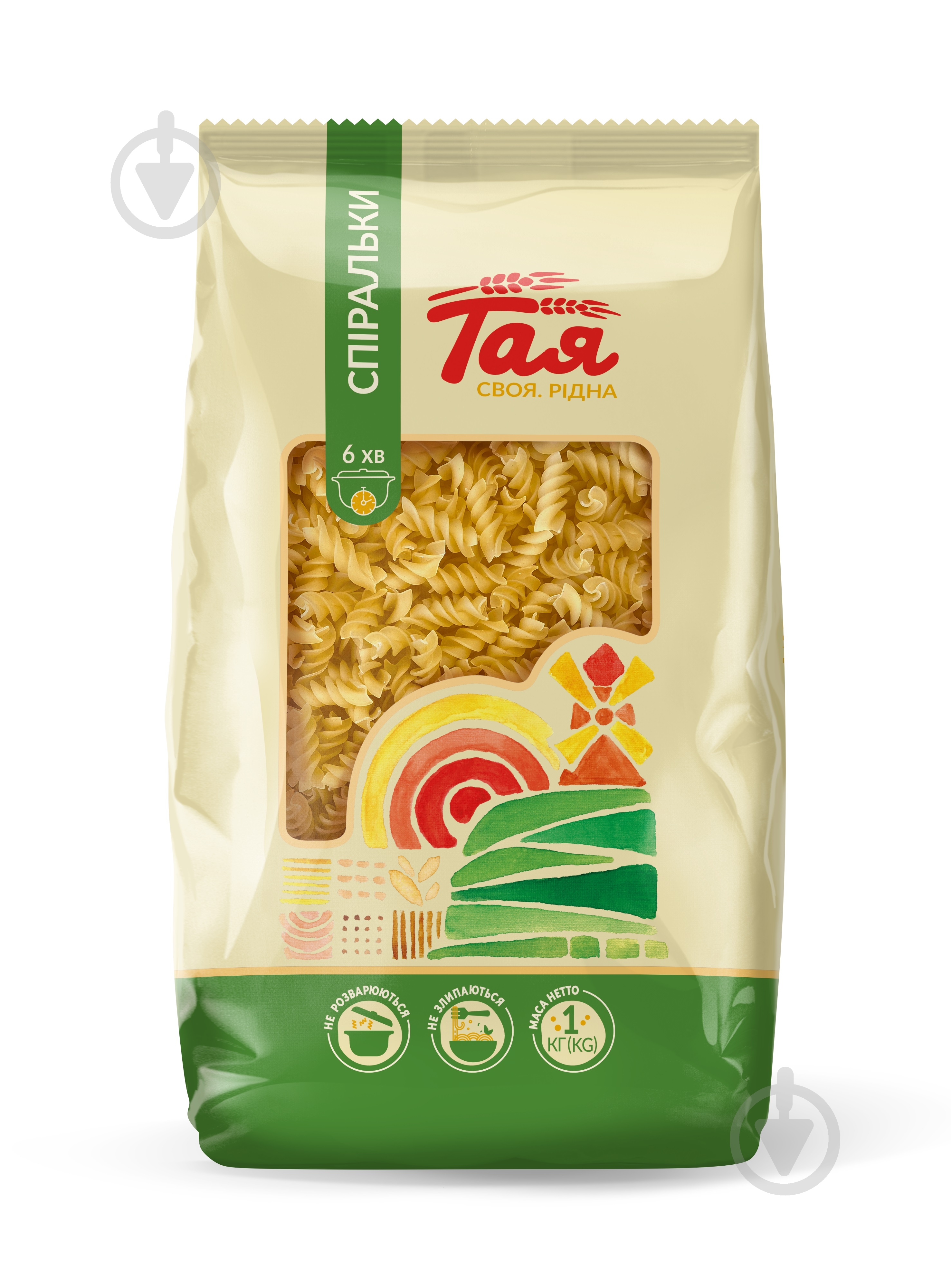 Макароны Тая Спиралька Экстра Спиралька Екстра 1 кг 1000 г - фото 1 Макароны Тая Спиралька Экстра Спиралька Екстра 1 кг 1000 г - фото 1