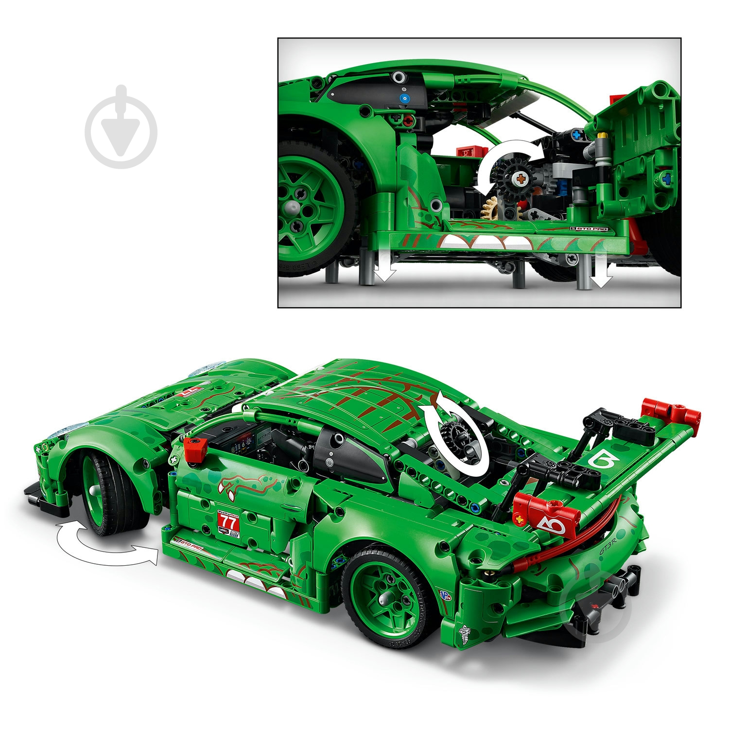 ᐉ Конструктор LEGO Technic Автомобіль Porsche 911 GT3 R REXY AO