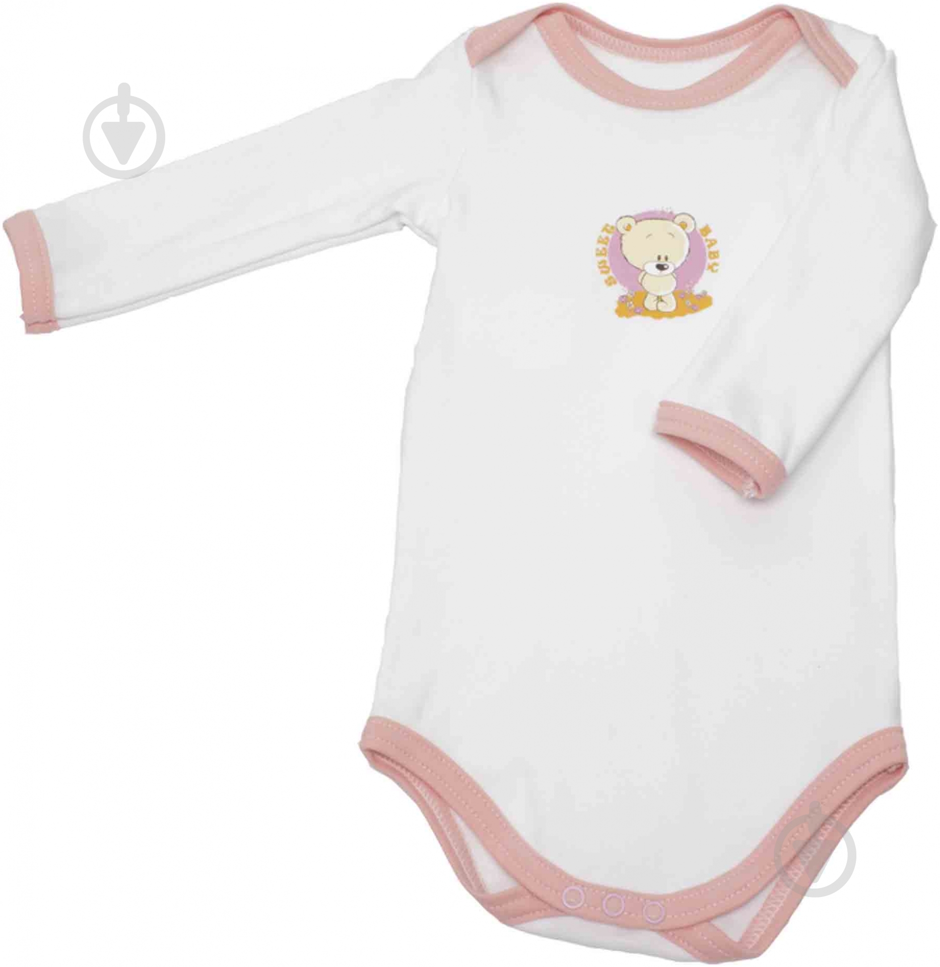 Боди Sweet baby Кроха лодочка р.80 белый с рисунком 012.548.1р - фото 1