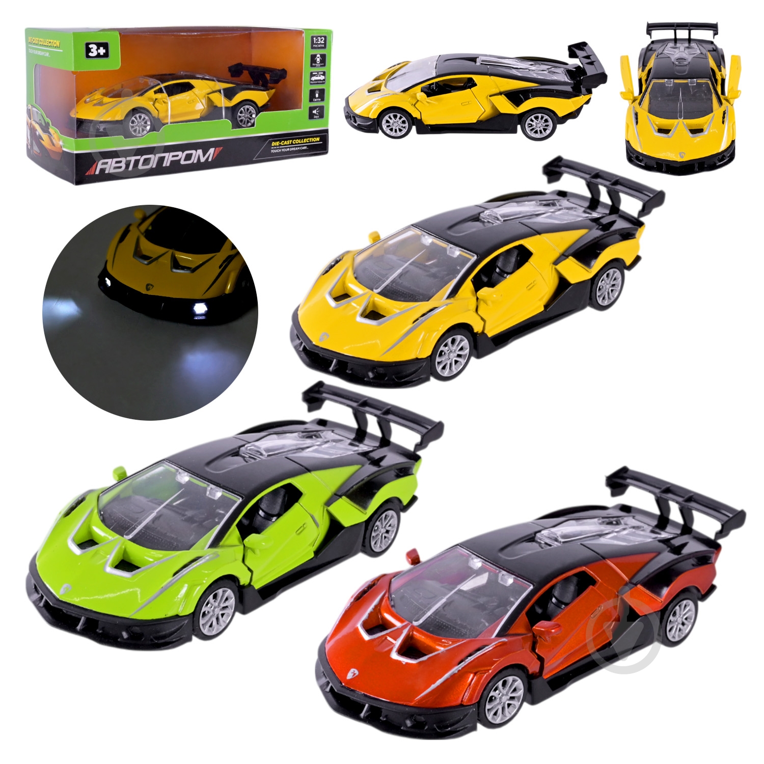 Машинка Автопром 1:32 AP74203 - фото 1 Машинка Автопром 1:32 AP74203 - фото 1