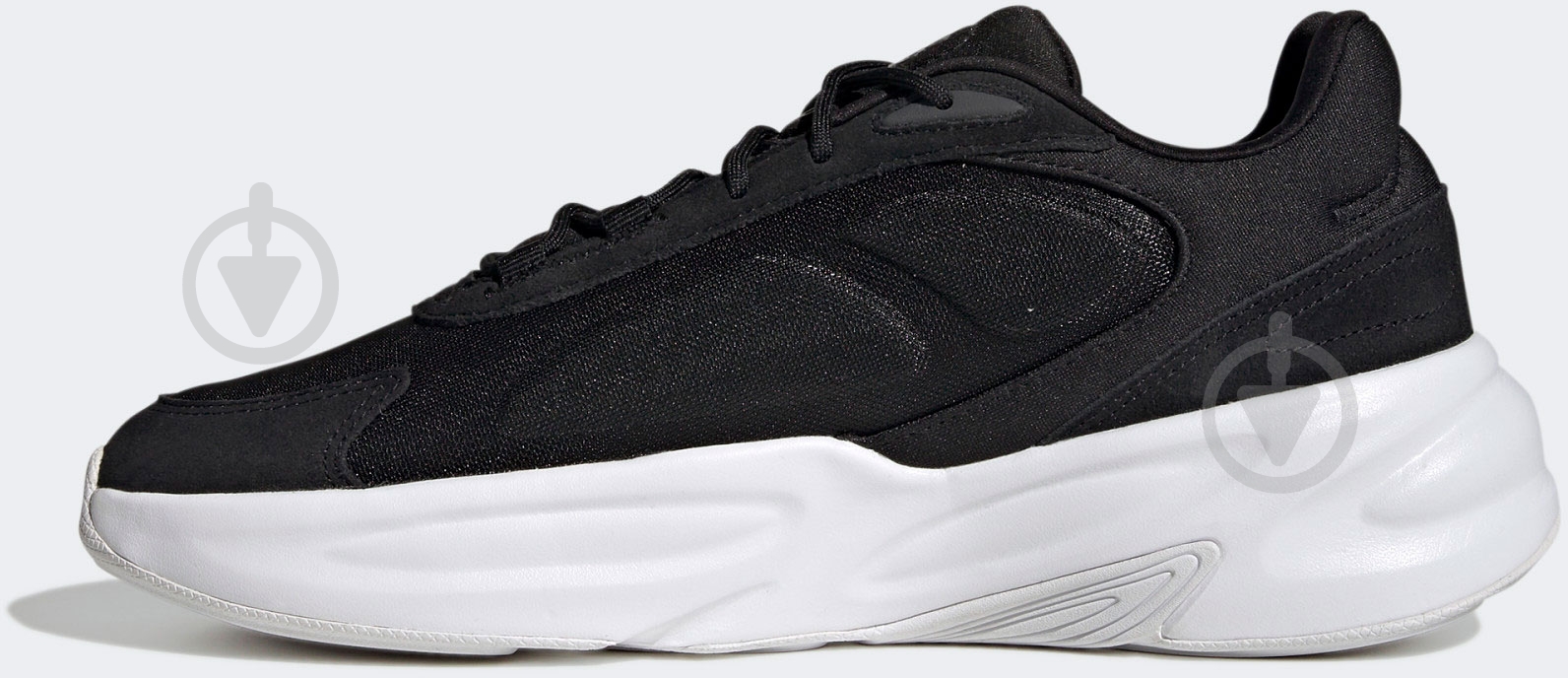 Кроссовки унисекс демисезонные Adidas OZELLE GX6763 р.46 черные - фото 2