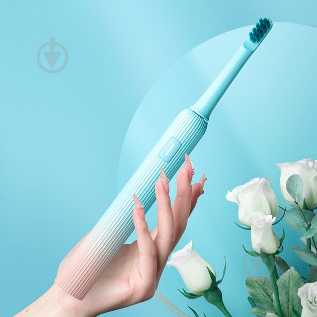 Електрична зубна щітка Xiaomi ENCHEN Mint5 Sonik Blue - фото 10
