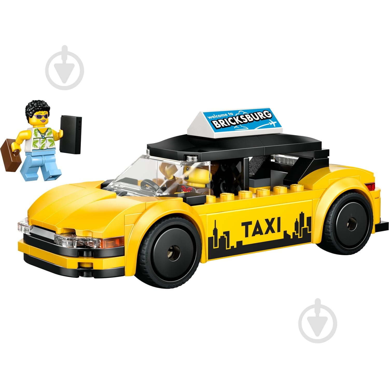 Конструктор LEGO City Желтое такси 60487 - фото 3