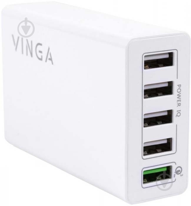 Зарядное устройство Vinga M044 Smart Charge + QC3.0 - фото 1 Зарядное устройство Vinga M044 Smart Charge + QC3.0 - фото 1