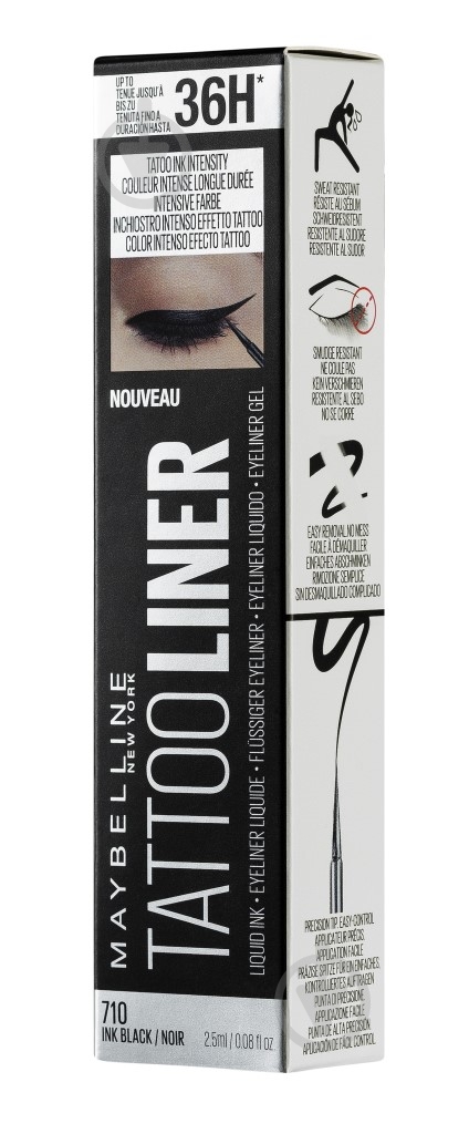 Підводка-фломастер Maybelline New York Tattoo Liner 710 чорний 1,3 г - фото 3