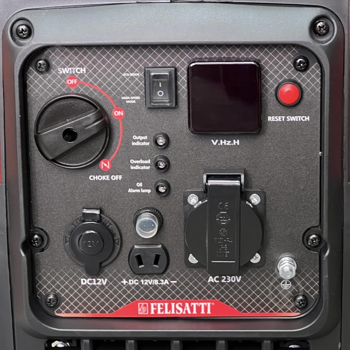 ᐉ Генератор бензиновий Felisatti 1,8 кВт / 2 кВт 230 В ИБГ-2000К