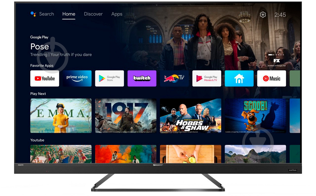 Телевизор Sharp 4T-C55EQ3EM2AG - фото 2