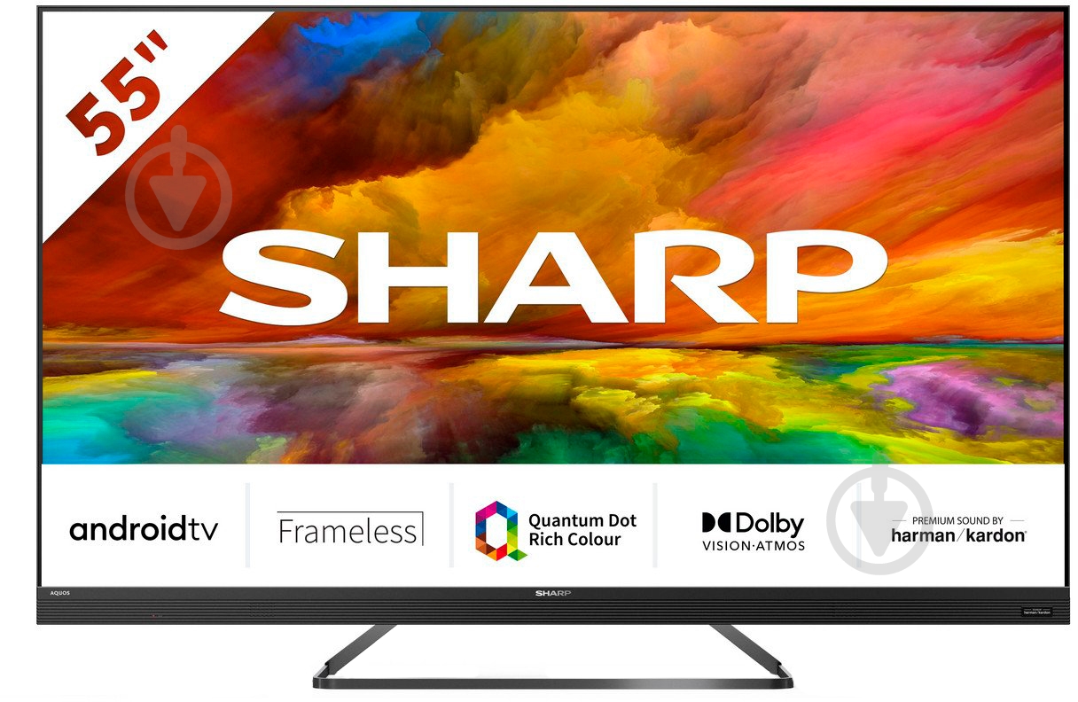 Телевизор Sharp 4T-C55EQ3EM2AG - фото 1