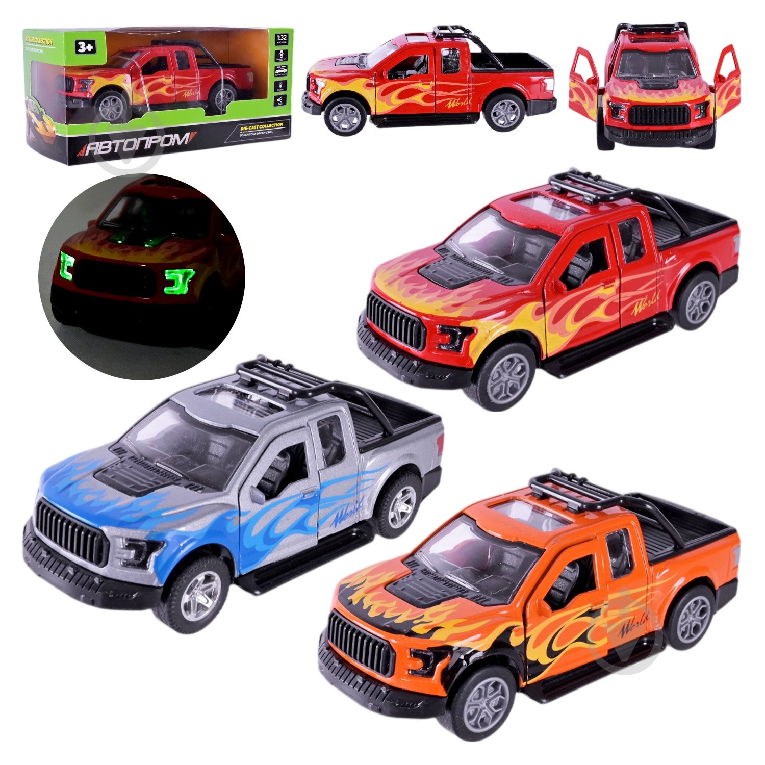 Машинка Автопром 1:32 AP74208 - фото 1 Машинка Автопром 1:32 AP74208 - фото 1