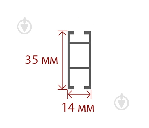 Комплект карниза Quadrum G-TECH двойной 17/350 см черный/сталь с белыми крючками - фото 6