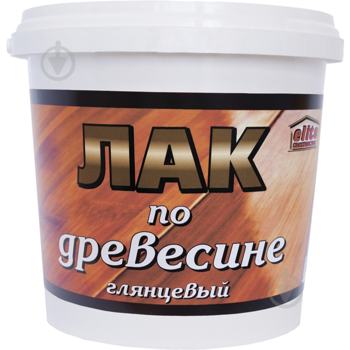 Лак по древесине Elite Construction глянец 0,9 л - фото 2