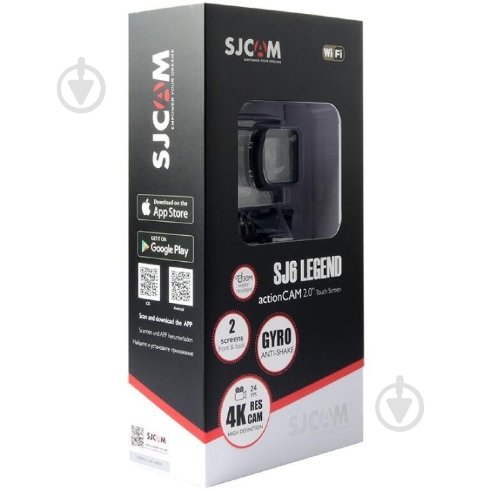 Экшн-камера SJCAM SJ6 legend black (6972476166112) - фото 4