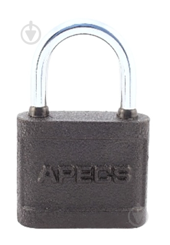 Замок навесной Apecs PD-03-75 черный - фото 1