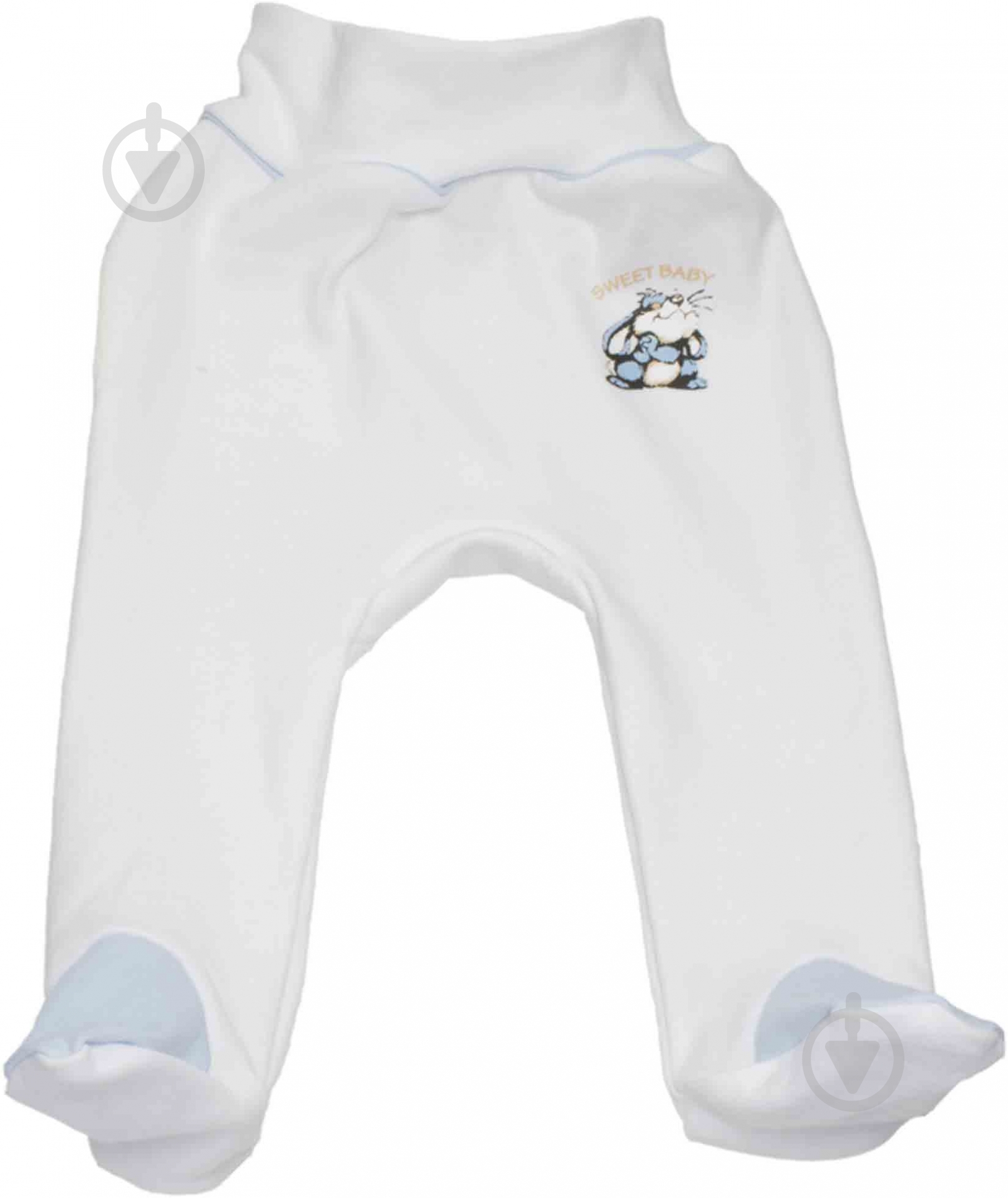 Ползунки Sweet baby 68 белый с голубым 013,545,1б - фото 1