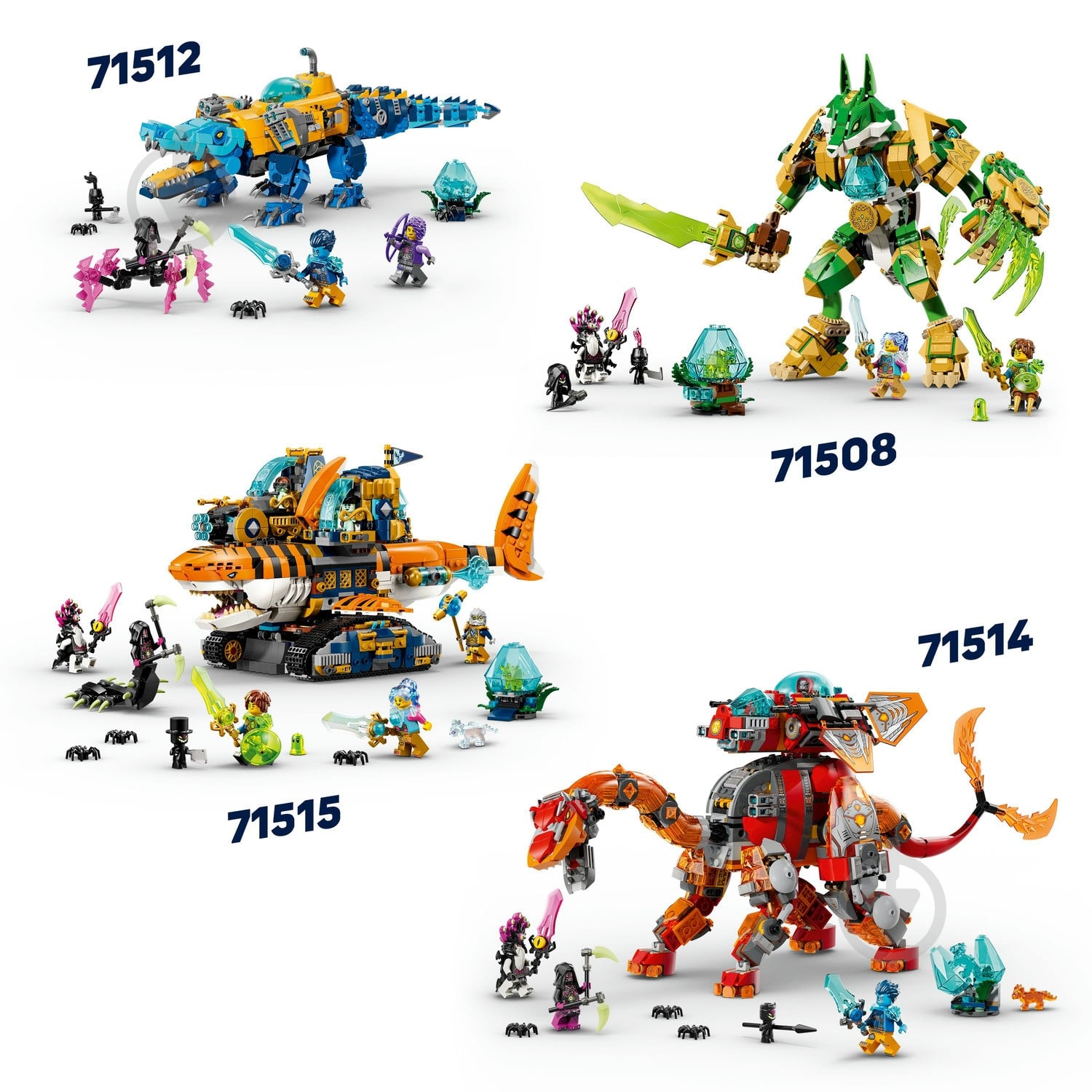 ᐉ Конструктор LEGO DREAMZzz Кошмарный землекоп-скорпион 71513