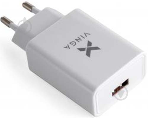 Зарядное устройство Vinga QC3.0 Quick Wall Charger 1xUSB 18W Max - фото 3 Зарядное устройство Vinga QC3.0 Quick Wall Charger 1xUSB 18W Max - фото 3