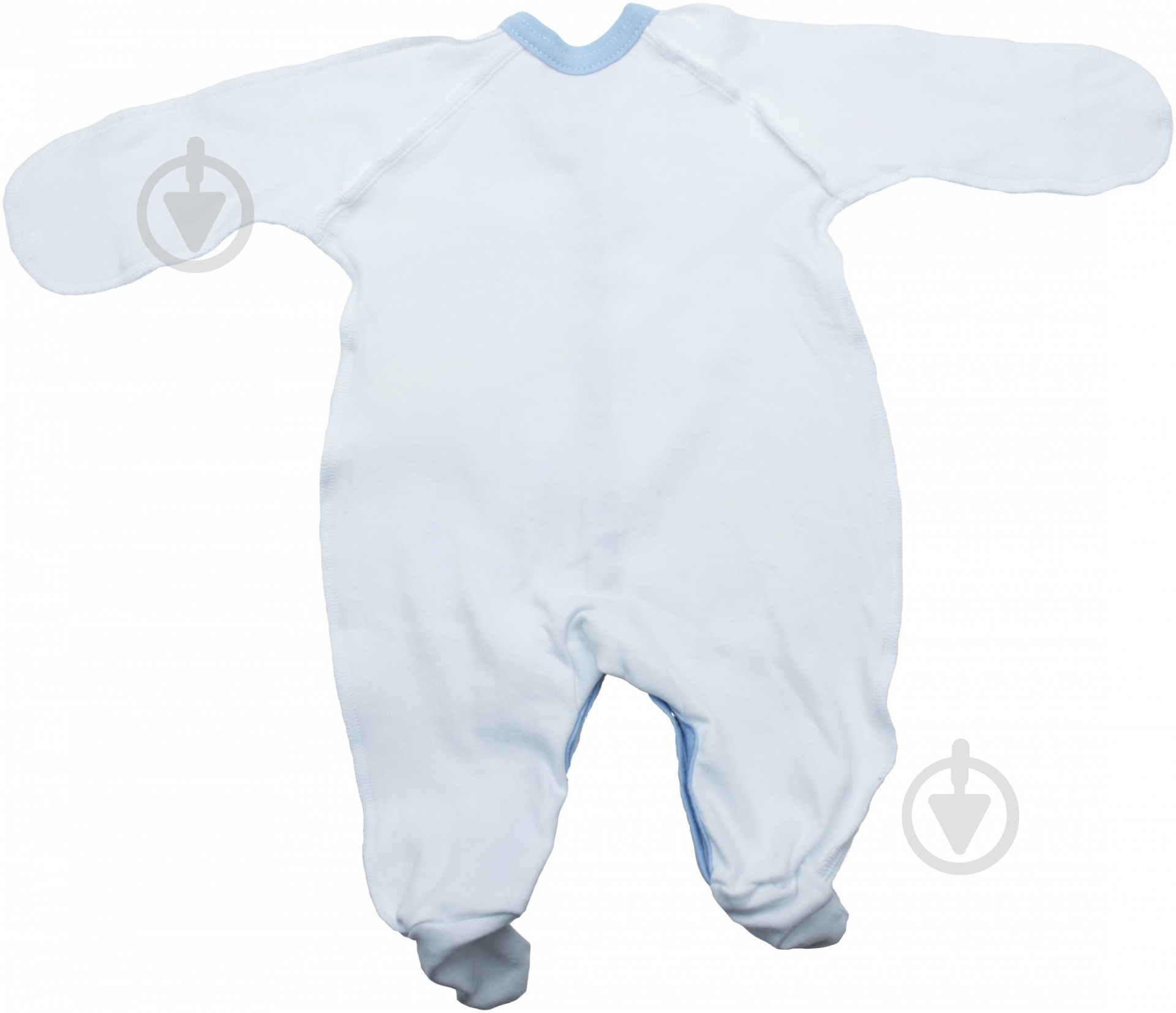 Человечек Sweet baby Кроха р.62 белый с голубым 015.545.1б - фото 1