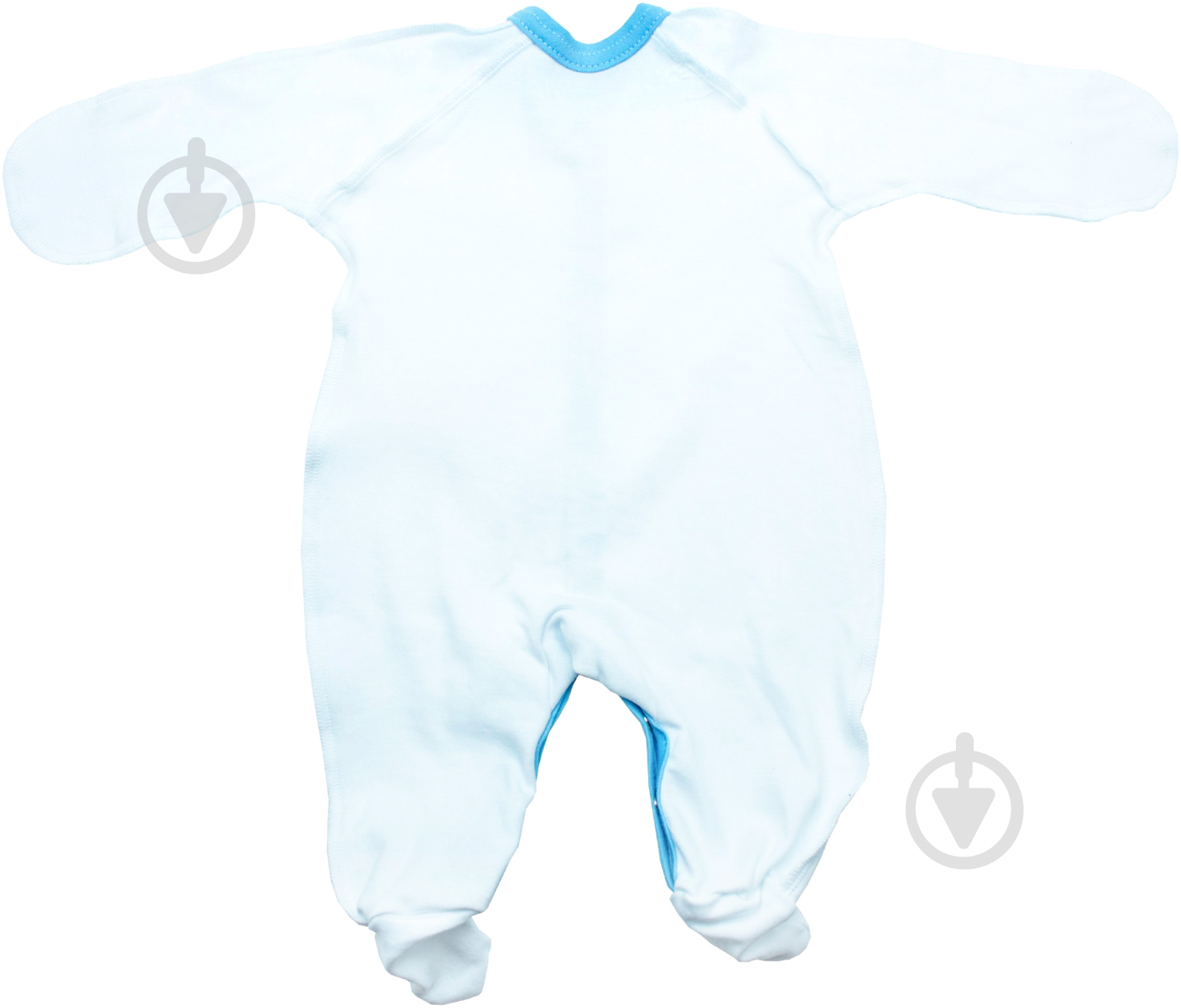 Человечек Sweet baby Кроха р.68 белый с голубым 015.545.1б - фото 2