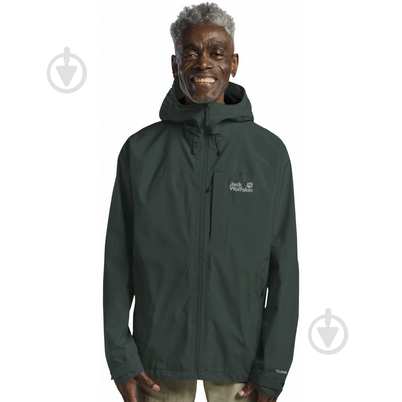 Вітрівка чоловіча весняна Jack Wolfskin A63900_E0271 р.2XL зелений - фото 1