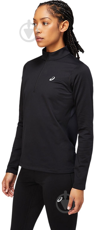 Джемпер Asics CORE LS 1/2 ZIP WINTER TOP 2012C343-001 р.S черный - фото 3