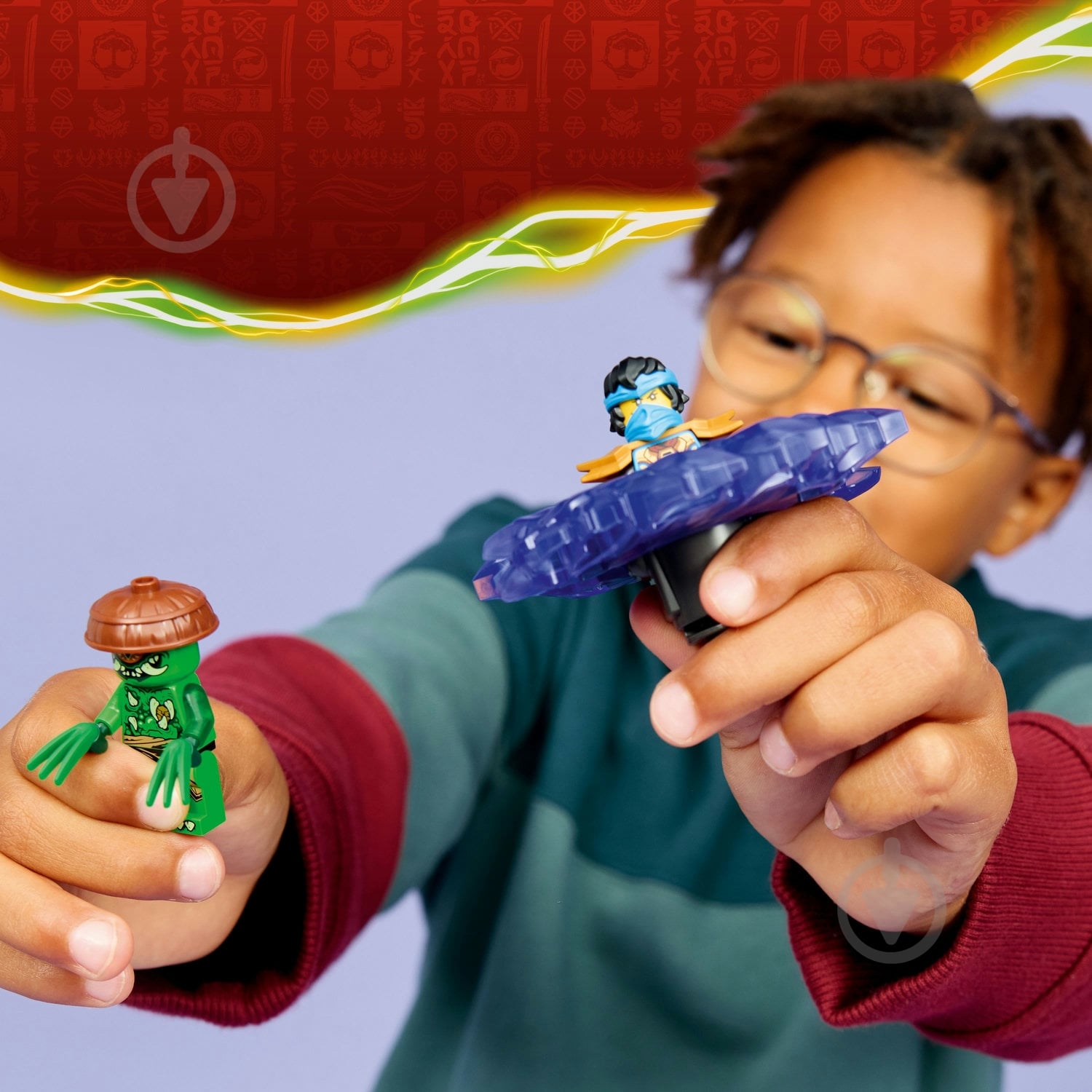 ᐉ Конструктор LEGO NINJAGO Ния против спинера монстра-мутанта