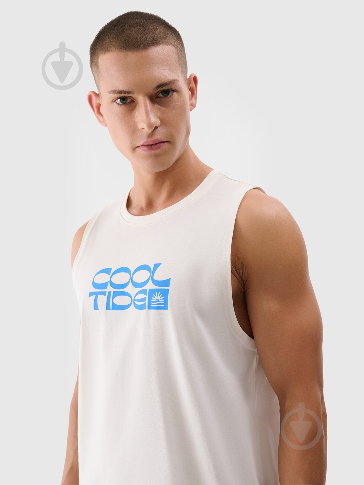 Футболка 4F SLEEVELESS M123 4FWSS25TSLEM123-11S р.XL білий - фото 2 Футболка 4F SLEEVELESS M123 4FWSS25TSLEM123-11S р.XL білий - фото 2