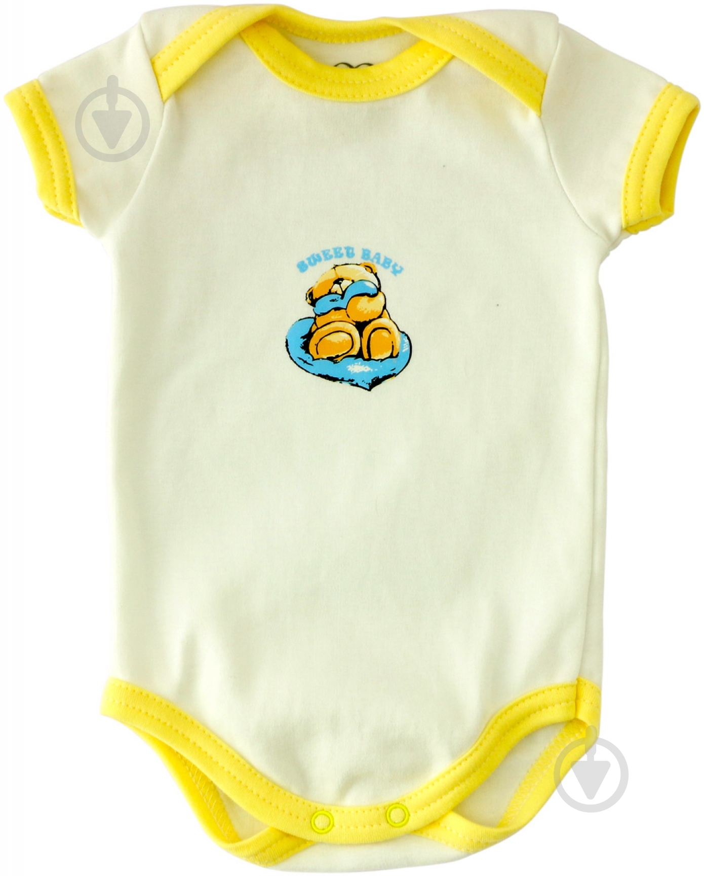 Боди Sweet baby Кроха лодочка р.68 белый с рисунком 012.548.1Кж - фото 1