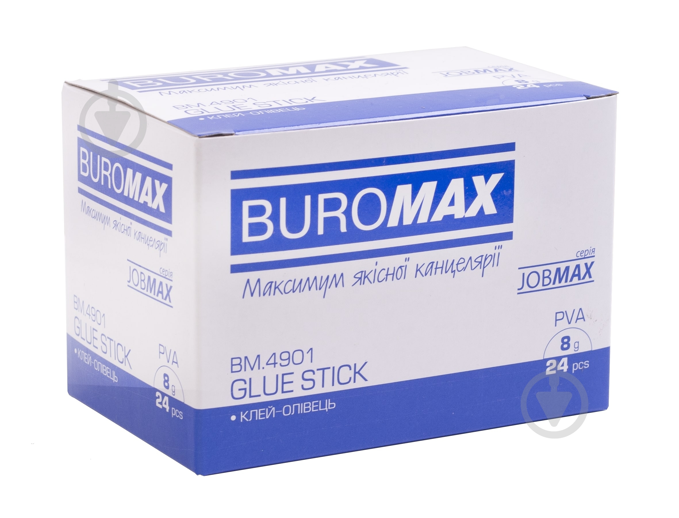 Клей-олівець JOBMAX 8 г BM.4901 Buromax - фото 2