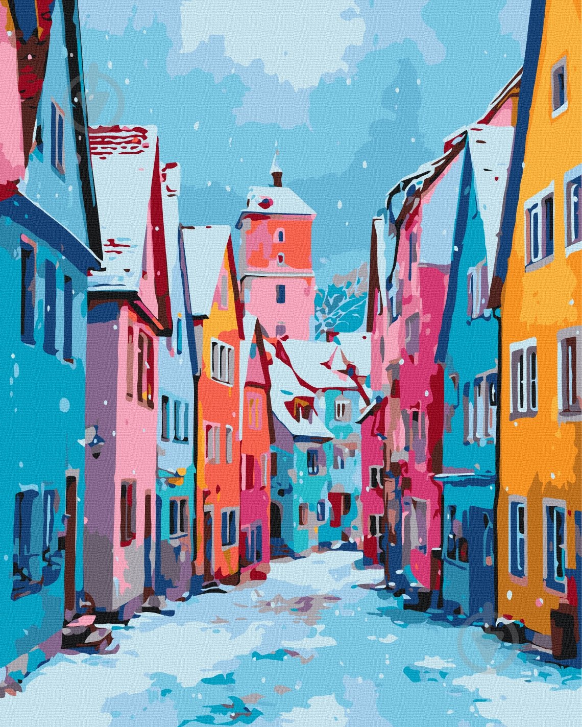 Картина по номерам Цветная зима 40x50 см Brushme - фото 1