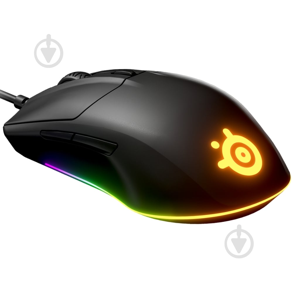 Мышь SteelSeries Rival 3 Gen 2 RGB black (62515) - фото 3