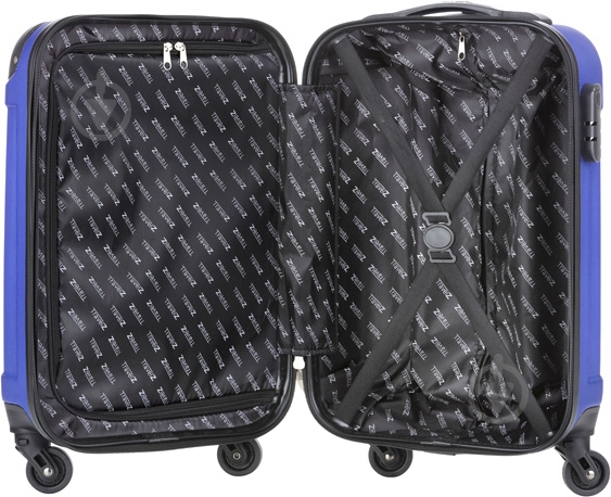 Чемодан TravelZ Light Triple (S) 85 л синий 601980-S - фото 5