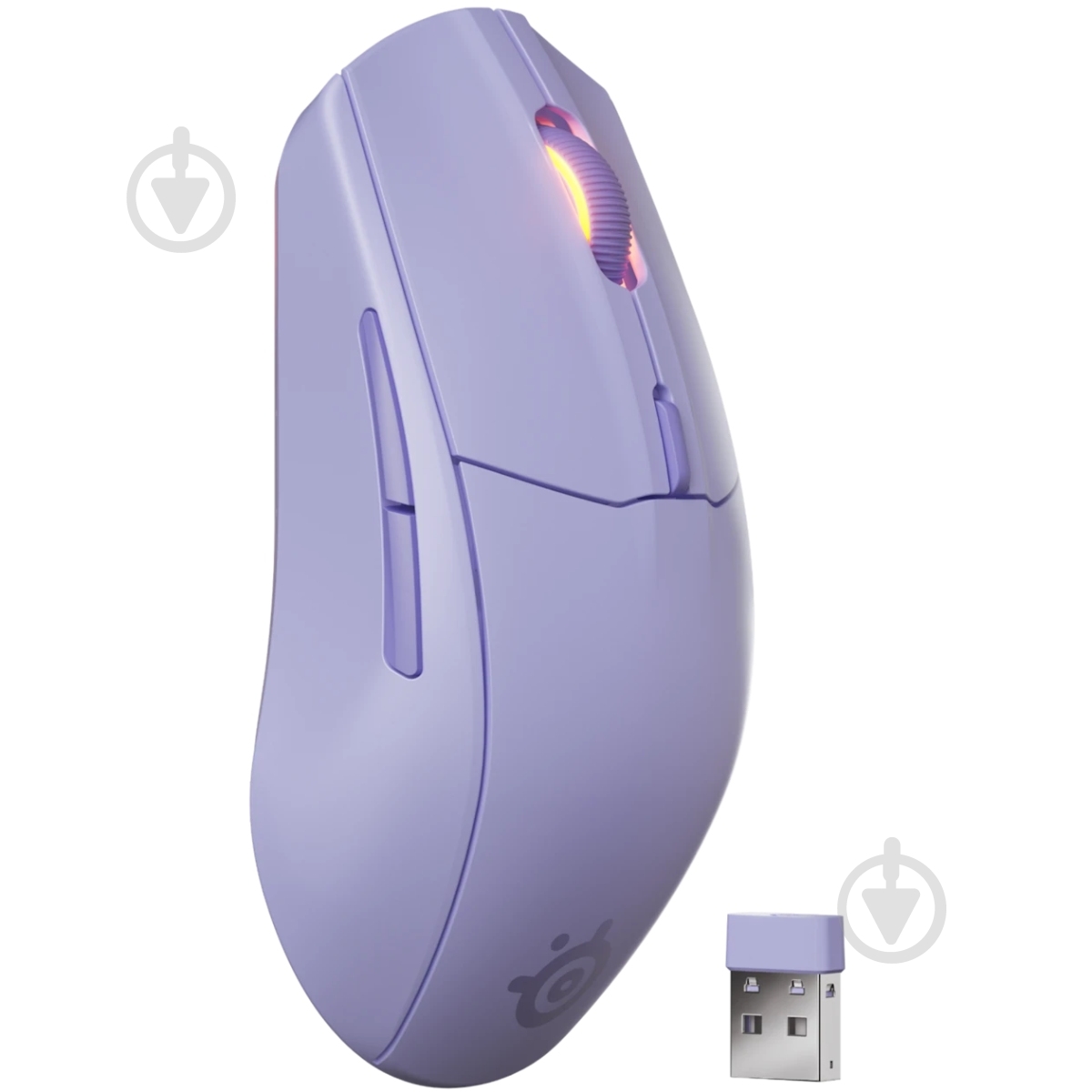 Мышь SteelSeries Rival 3 Gen 2 Wireless RGB lavander (62525) - фото 5