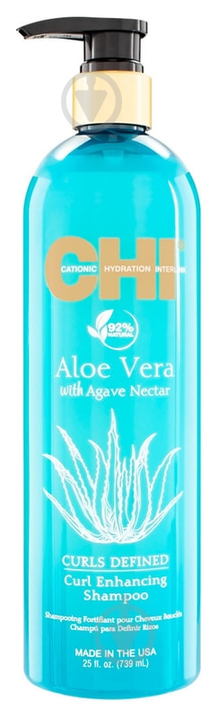 Шампунь CHI Aloe Vera Curl Enhancing для кучерявого волосся 739 мл - фото 1